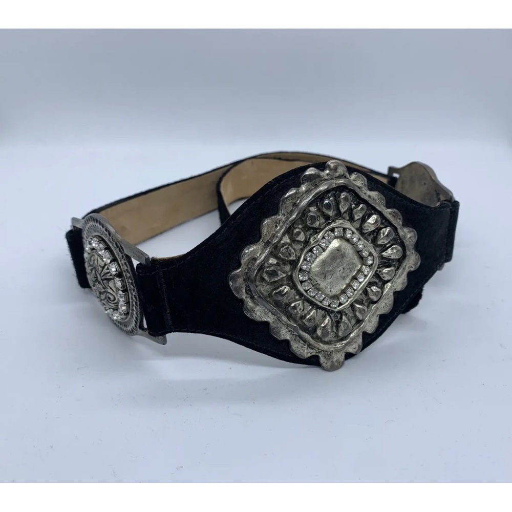Cache | Leather & Diamond Studded Belt - Picture 10 of 11